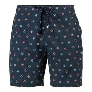 Salt Life Men's Get Crabby Drawstring Performance Quick Dry Walk Shorts Navy 40